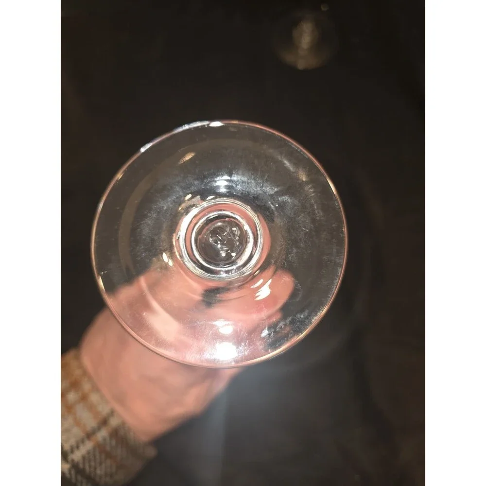 Set Of 2‎ Block Crystal Platinum Ball/Optic  Champagne Flute